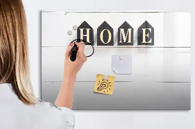 Lavagna magnetica per scrivere modello Testo Casa