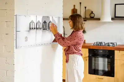 Lavagna magnetica per scrivere modello Testo Casa