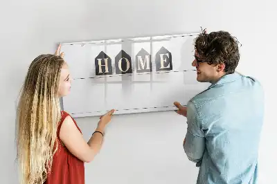 Lavagna magnetica per scrivere modello Testo Casa