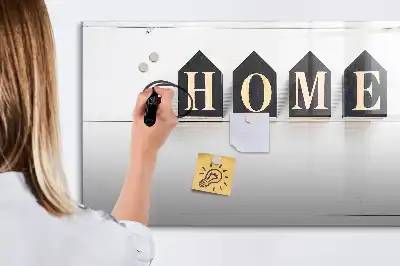Lavagna magnetica per scrivere modello Testo Casa