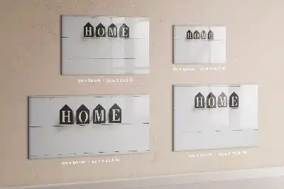 Lavagna magnetica per scrivere modello Testo Casa