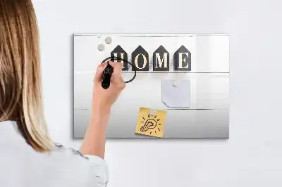 Lavagna magnetica per scrivere modello Testo Casa