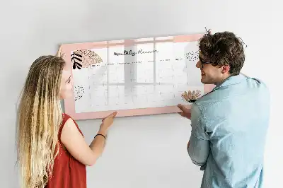 Lavagna magnetica per disegnare con motivo floreale