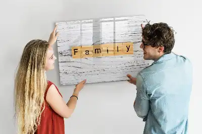 Lavagna magnetica per disegnare modello Famiglia