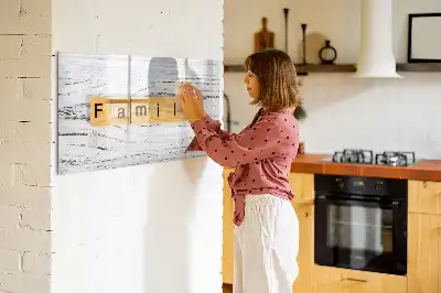 Lavagna magnetica per disegnare modello Famiglia