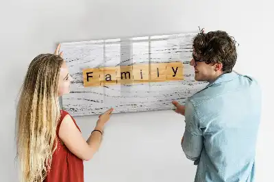 Lavagna magnetica per disegnare modello Famiglia