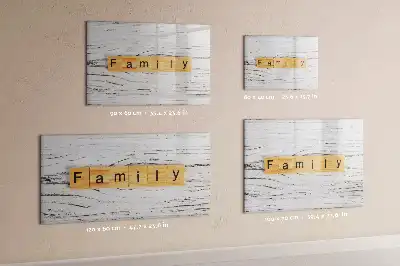Lavagna magnetica per disegnare modello Famiglia