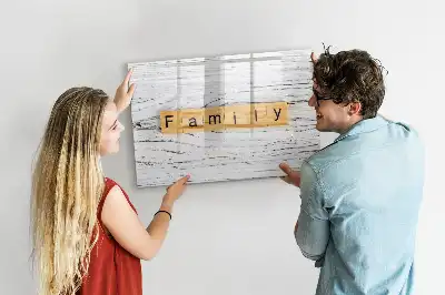 Lavagna magnetica per disegnare modello Famiglia