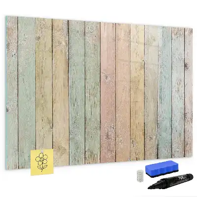 Lavagna magnetica per disegnare a forma di assi colorate