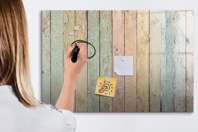 Lavagna magnetica per disegnare a forma di assi colorate