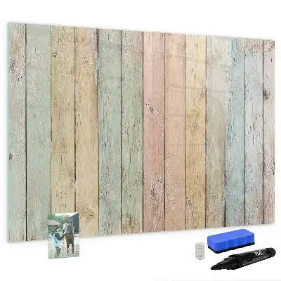 Lavagna magnetica per disegnare a forma di assi colorate