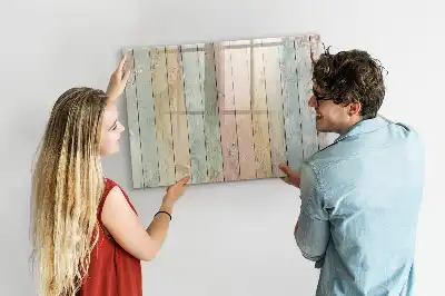 Lavagna magnetica per disegnare a forma di assi colorate