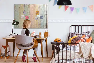 Lavagna magnetica per disegnare a forma di assi colorate