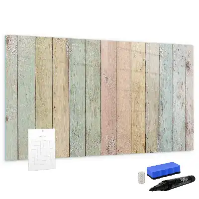 Lavagna magnetica per disegnare a forma di assi colorate