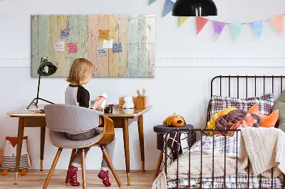 Lavagna magnetica per disegnare a forma di assi colorate