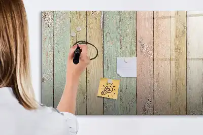 Lavagna magnetica per disegnare a forma di assi colorate