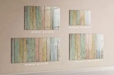 Lavagna magnetica per disegnare a forma di assi colorate