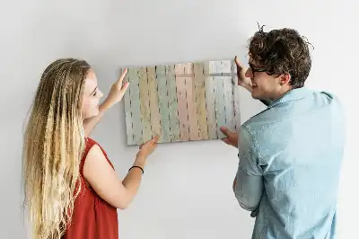 Lavagna magnetica per disegnare a forma di assi colorate