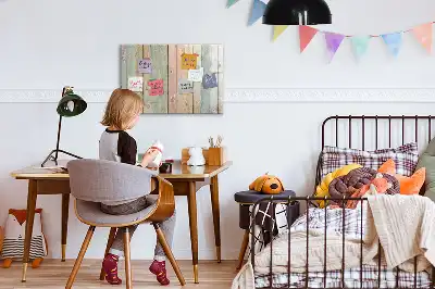 Lavagna magnetica per disegnare a forma di assi colorate