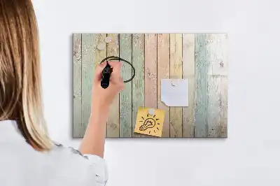 Lavagna magnetica per disegnare a forma di assi colorate