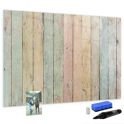 Lavagna magnetica per disegnare a forma di assi colorate