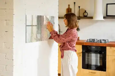 Lavagna magnetica per disegnare a forma di assi colorate