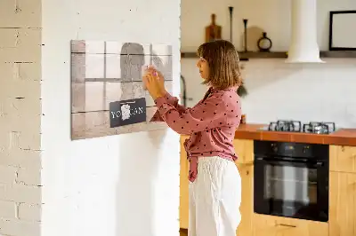 Lavagna magnetica per disegnare con scritta Ce la puoi fare