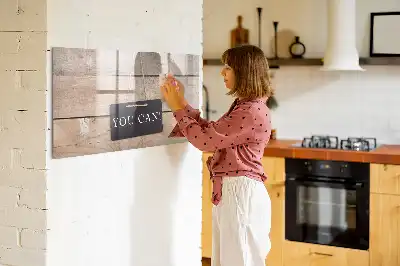 Lavagna magnetica per disegnare con scritta Ce la puoi fare