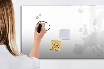 Mappa dell'Europa lavagna magnetica per disegnare