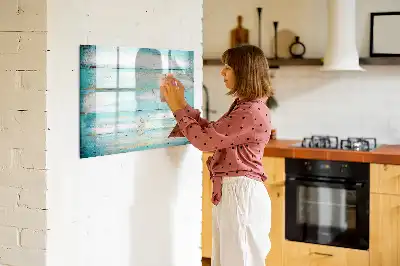Lavagna magnetica per scrivere di colore blu