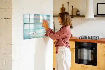 Lavagna magnetica per scrivere di colore blu