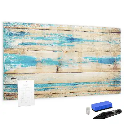 Lavagna magnetica per disegnare in legno graffiato