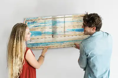 Lavagna magnetica per disegnare in legno graffiato