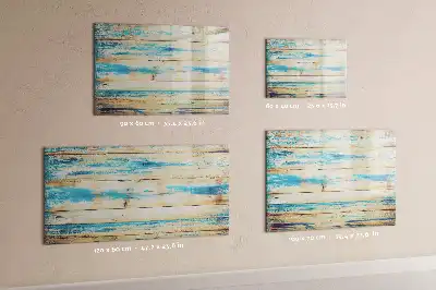 Lavagna magnetica per disegnare in legno graffiato