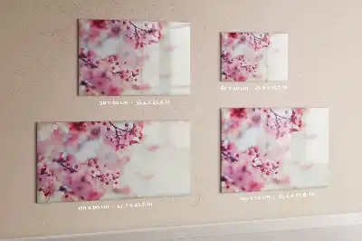 Lavagna magnetica per disegnare motivo fiori primaverili