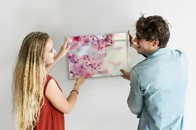 Lavagna magnetica per disegnare motivo fiori primaverili