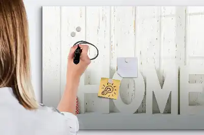 Lavagna magnetica per scrivere Testo Casa