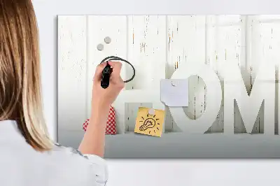 Lavagna magnetica per scrivere Testo Casa