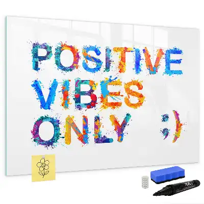 Lavagna magnetica per disegnare con citazione positiva