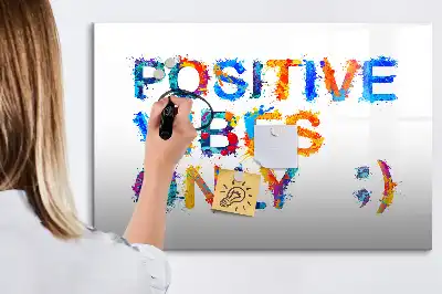Lavagna magnetica per disegnare con citazione positiva