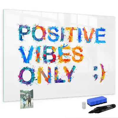 Lavagna magnetica per disegnare con citazione positiva