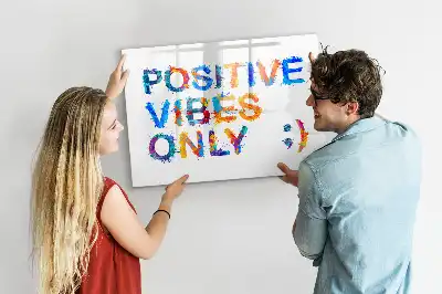 Lavagna magnetica per disegnare con citazione positiva