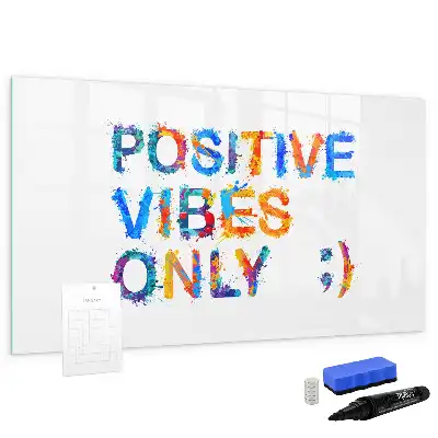 Lavagna magnetica per disegnare con citazione positiva