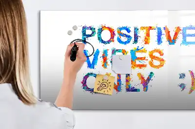 Lavagna magnetica per disegnare con citazione positiva
