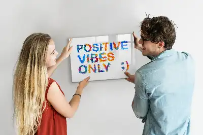 Lavagna magnetica per disegnare con citazione positiva