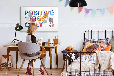 Lavagna magnetica per disegnare con citazione positiva