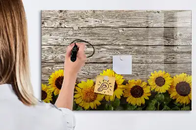 Lavagna magnetica per disegnare modello Girasoli