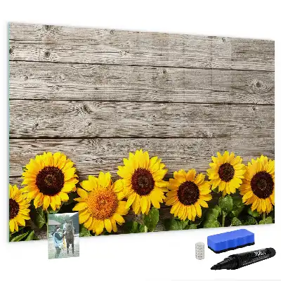 Lavagna magnetica per disegnare modello Girasoli