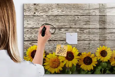 Lavagna magnetica per disegnare modello Girasoli