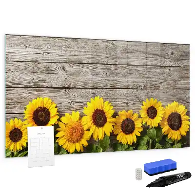 Lavagna magnetica per disegnare modello Girasoli